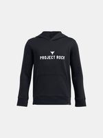 Under Armour Project Rock Rival Hoodie Trenirka (gornji dio) dječja crna