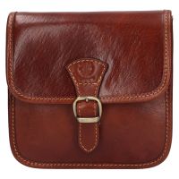Női crossbody bőr kézitáska Italia Jitka - barna
