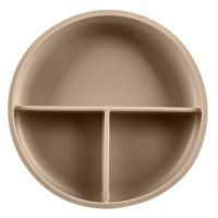 Zopa Silicone Divided Plate секційна тарілка з присоскою Sand Beige 1 кс