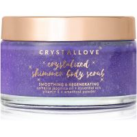 Crystallove Amethyst Shimmer Body Scrub пілінг для тіла 200 гр