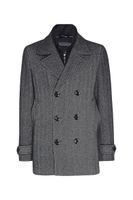 Tommy Hilfiger Coat - PADDED PEACOAT grey