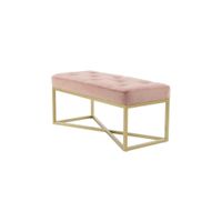 TABURETOVÁ LAVICE, kov, plast, textil, kompozitní dřevo, 90/40/40 cm