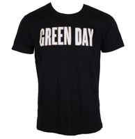 metal majica moška Green Day - Logo & Grenade Applique Slub - ROCK OFF - GDAPSLUB01MB M