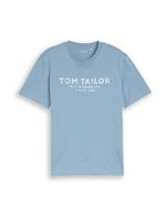 TOM TAILOR Majica  svijetloplava / bijela