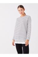 LC Waikiki Crew Neck Striped Long Sleeve Women's Tunic