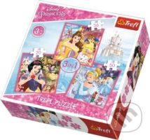 Disney princezny Kouzelný svět 3v1 - puzzle z kategorie 15 - 60 dílků