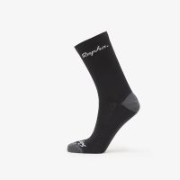 Κάλτσες Rapha Logo Socks Black/ Dark Grey M