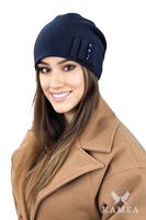 Kamea Woman's Hat K.22.068.12 Navy Blue