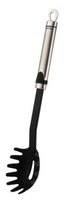 Naběračka na špagety Bergner GIZMO BG-3063 / 33 cm / černá / stříbrná