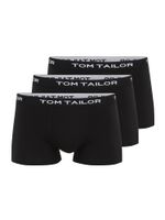 TOM TAILOR Bokserice  crna / bijela