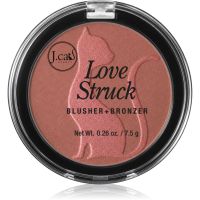 J.Cat Beauty Love Struck бронзираща пудра и руж цвят 110 Babe 7.5 гр.