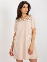 Dress-LK-SK-506735.82-beige