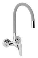 Novaservis Dřezová baterie s elastickým ramenem 100mm, stříbrošedá-chr. 94484,0S