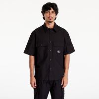 Koszula Calvin Klein Jeans Cotton Poplin Utility Shirt Black S