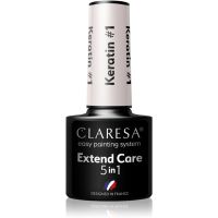 Claresa Extend Care 5 in 1 Keratin основа під гелевий лак з поживним ефектом відтінок #1 5 гр