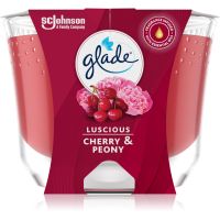 GLADE Luscious Cherry & Peony αρωματικό κερί 224 γρ