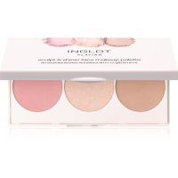 Inglot Face Palette osvetljevalec, bronzer in rdečilo odtenek Good Mood 7.2 g