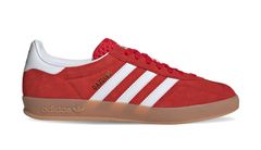 adidas Gazelle Indoor Muškarci - Tenisice adidas Originals - Crvena - JI2063-6 - Size: 6