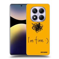 Silikónový prehľadný obal pre Xiaomi Redmi Note 14 Pro 4G - I am fine