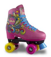Detské kolieskové korčule Fila Quad Bella Pink, 30, 2x2, 54