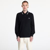 T-shirt FRED PERRY Long Sleeve Twin Tipped Shirt Black L