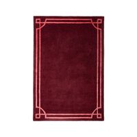 Flair Rugs VLNENÝ KOBEREC, 120/170 cm tmavočervená