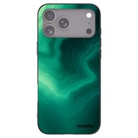 Silikónový čierny obal pre Apple iPhone 17 Pro Max - Malachite
