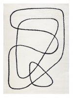 Kusový koberec Mode 8377 abstract cream/black 160x220 cm