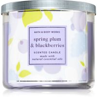 Bath & Body Works Spring Plum and Blackberries lumânare parfumată 411 g