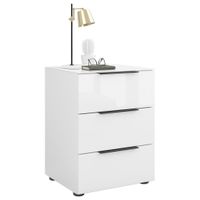 NOČNÝ STOLÍK, biela, 45/60/40 cm