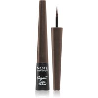 Note Cosmetique Elegant Matte Dipliner Flüssig-Eyeliner mit mattem Finish Farbton 02 Coffee Brown 2,5 ml