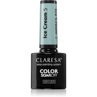 Claresa SoakOff UV/LED Color Ice Cream gel lak za nohte odtenek 5 5 g