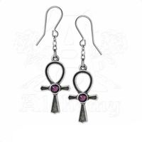 kolczyki ALCHEMY GOTHIC - Ankh Of Osiris - E372