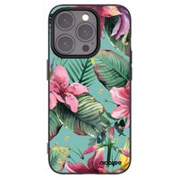 Silikónový čierny obal pre Apple iPhone 15 Pro - Hawaii