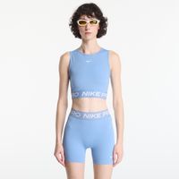 Nike Pro Women's Dri-FIT Cropped Tank Top Work Blue/ White XS