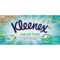 Kleenex Natural Fresh Box χαρτομάντηλα 64 τμχ
