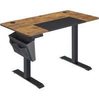 Boxxx PÍSACÍ STÔL, hnedá, čierna, 120/60/72-120 cm