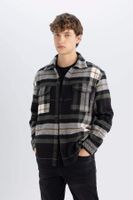 DEFACTO Relax Fit Lumberjack Flannel Long Sleeve Shirt