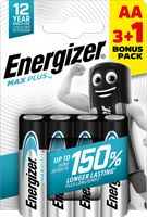 Energizer Max Plus AA alkalické batérie 3+1 4ks E303322400