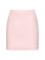 Sequined Tweed Mini Skirt