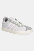 adidas sneakers de piele întoarsă pentru copii VL COURT 3.0 culoarea gri, JS3491