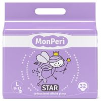 MonPeri Star Size L одноразові підгузки 8-13 kg 32 кг