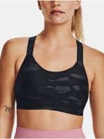 Černá sportovní podprsenka Under Armour UA Infinity High Print Bra