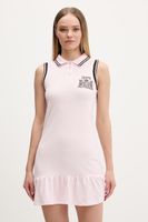 Juicy Couture letné šaty bavlnené PEPLUM DRESS