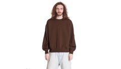 Vans Premium Crew Fleece Demitasse Pánske - Mikiny a mikiny s kapucou Vans - Hnedá - VN000GBW3N1-S - Size: S