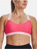 Tmavě růžová sportovní podprsenka Under Armour Crossback Low