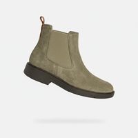Khaki Women's Ankle Boots Geox Spherica EC1 - Ladies