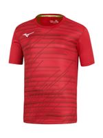 MIZUNO Tehnička sportska majica  crvena / tamno crvena / bijela