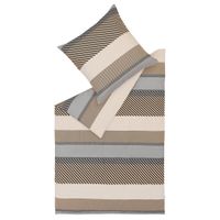 Esprit OBOJSTRANNÁ POSTEĽNÁ BIELIZEŇ, flanel, sivá, čierna, svetlosivá, 135/200 cm