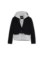 Desigual Sako  siva melange / crna